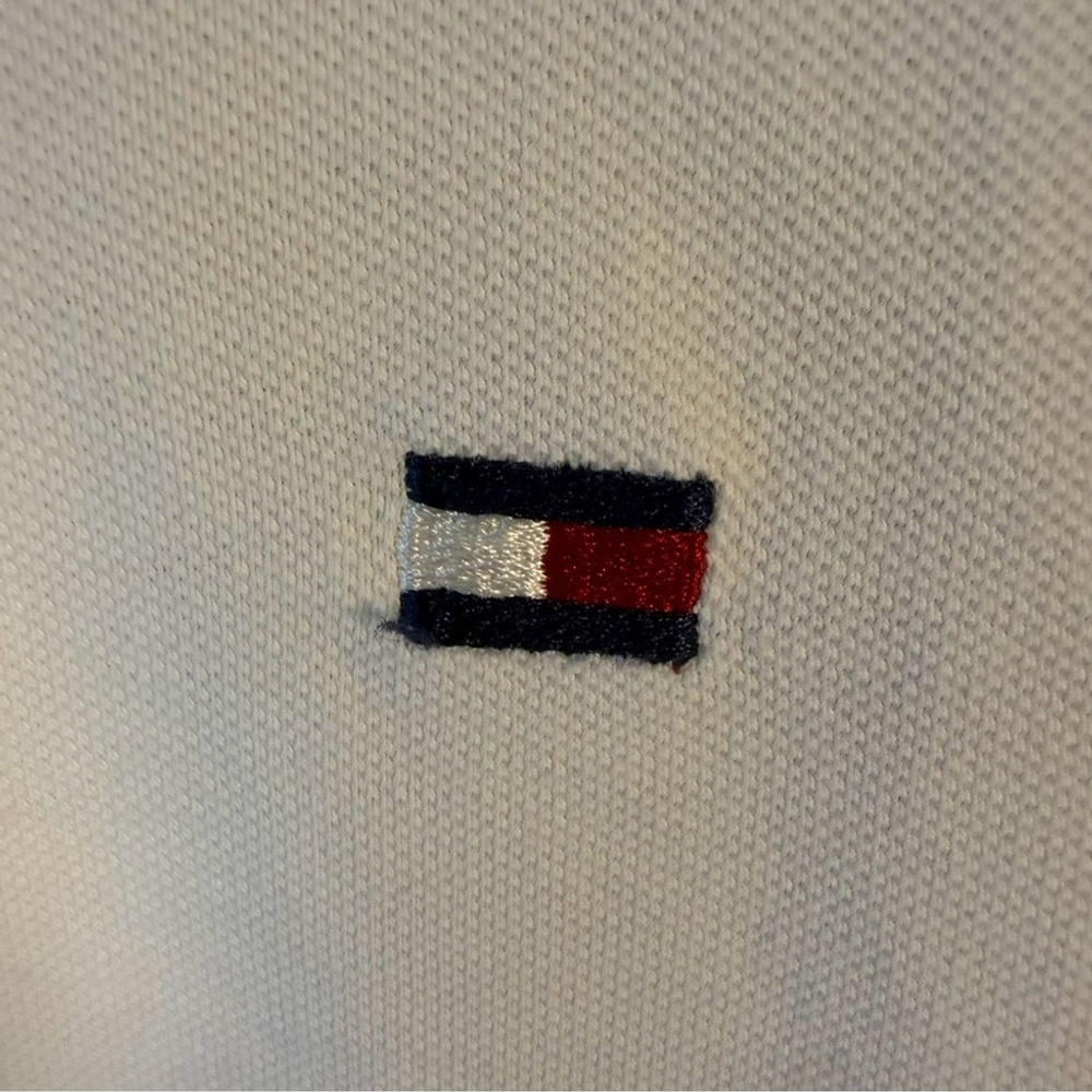 Tommy Hilfiger Men's Tricolor Polo Shirt Size S Y2K Preppy Streetwear Classic - Picture 6 of 14